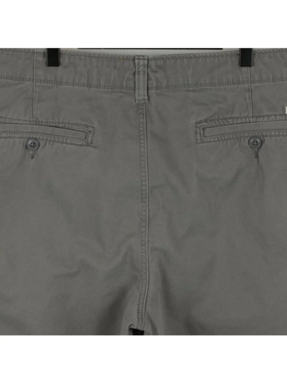Trinity Men's Size 42 Gray Woven Cotton Twill Breathable Casual Cargo Shorts